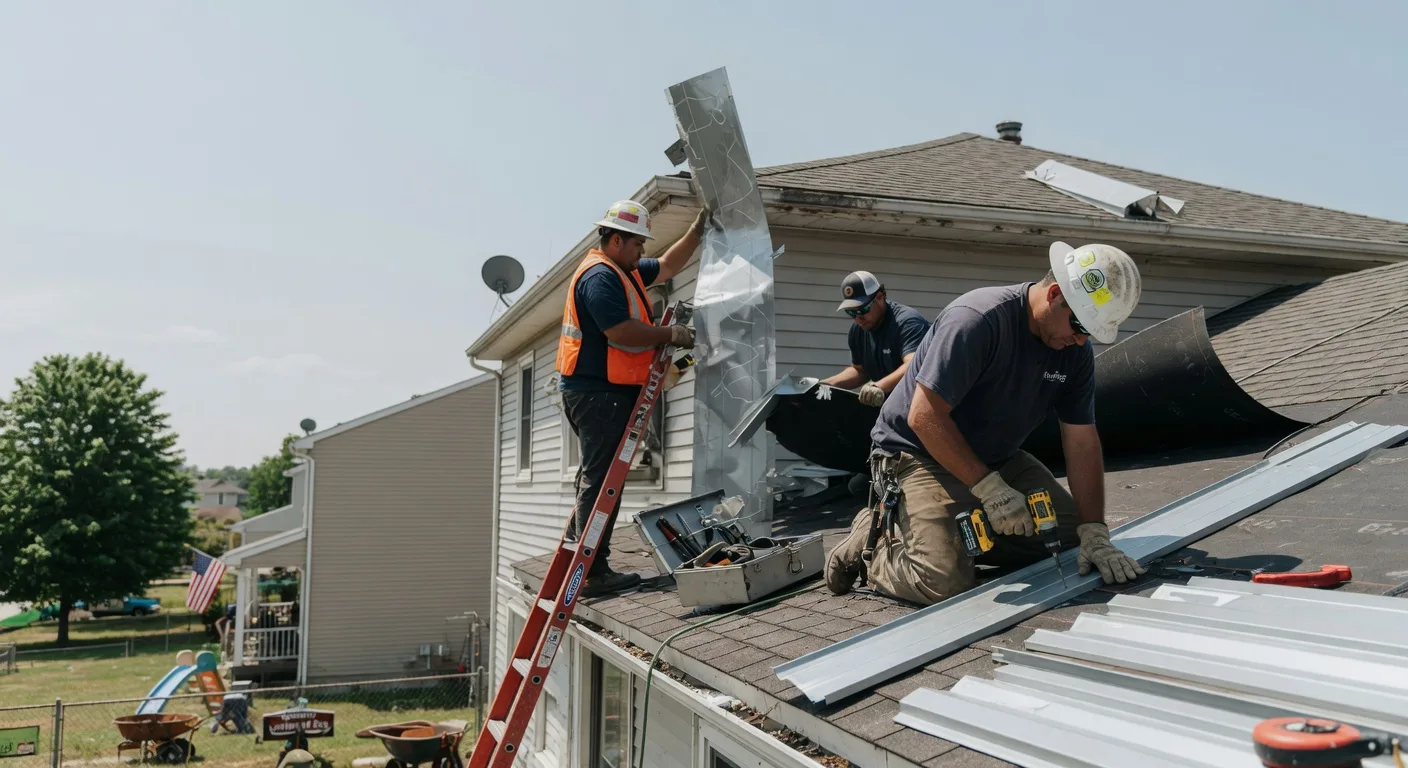 Metal Roof Repair in Jasonville, IN